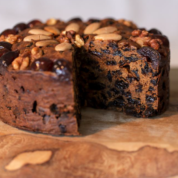 Decorated Rich Fruit Cake